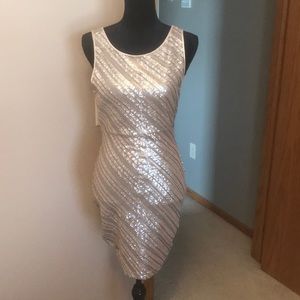 Champagne gold sequin Tart dress